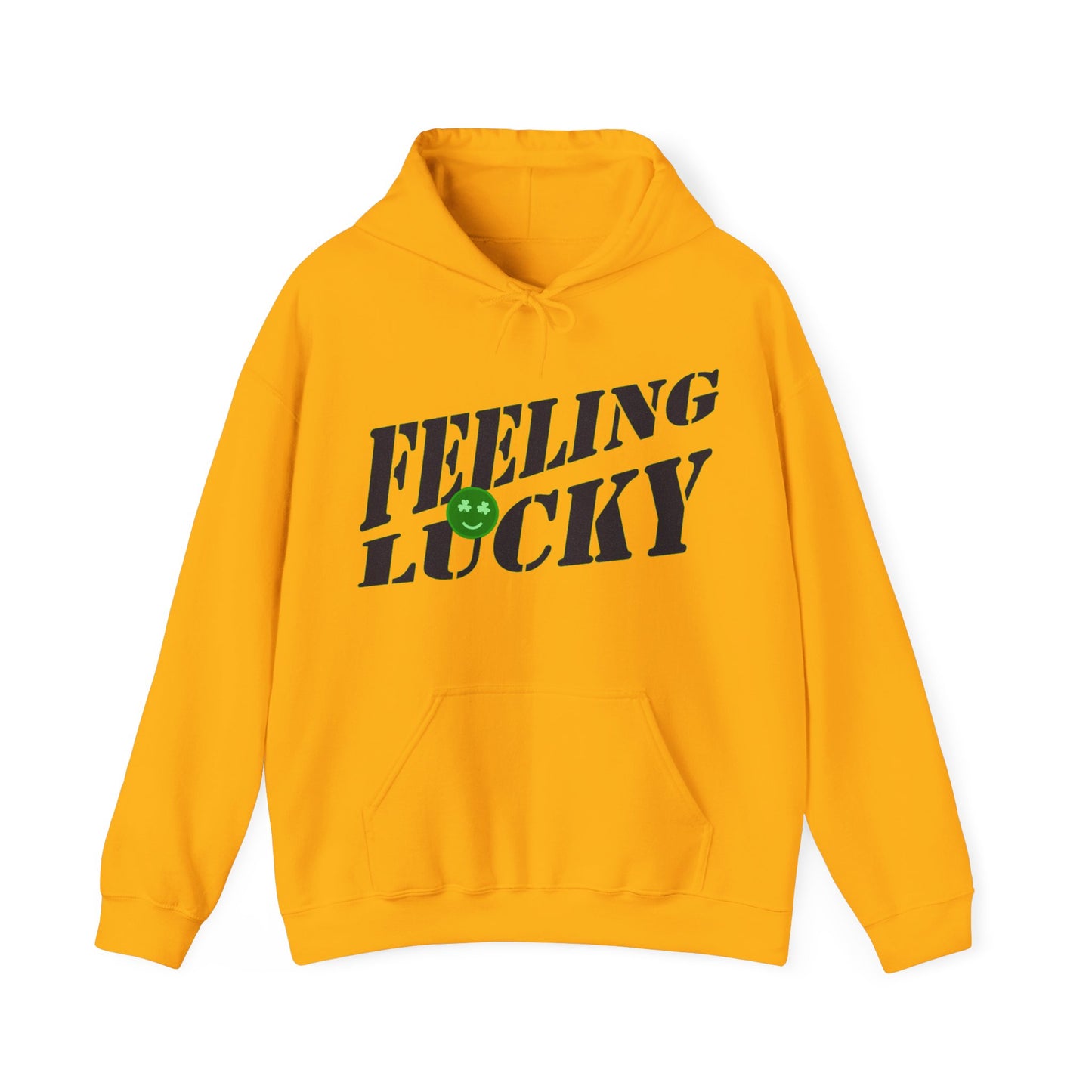 Unisex Feeling Lucky St Patrick's Day Sweatshirt, Irish Cute St. Patty's day Sweatshirt for women, Lucky Shamrock Hoodie, Smiley Sweat,