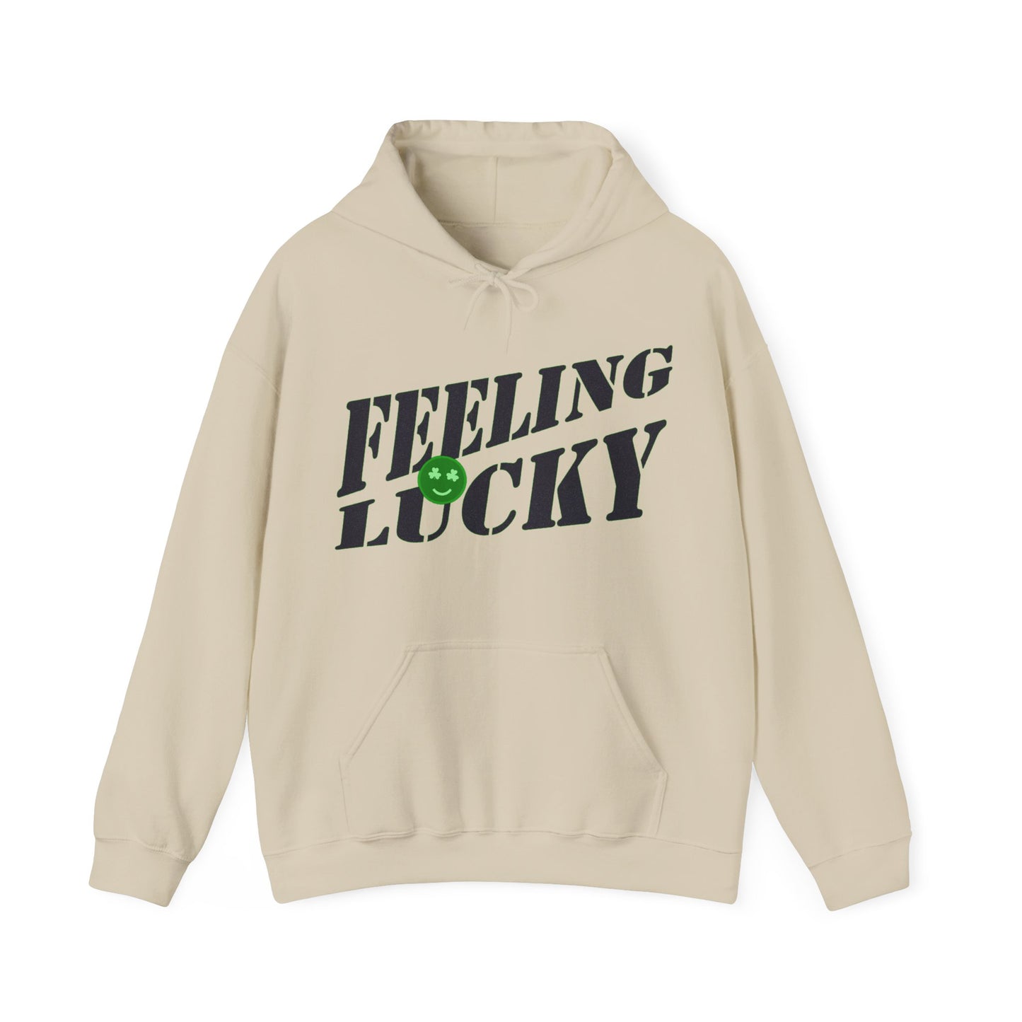 Unisex Feeling Lucky St Patrick's Day Sweatshirt, Irish Cute St. Patty's day Sweatshirt for women, Lucky Shamrock Hoodie, Smiley Sweat,