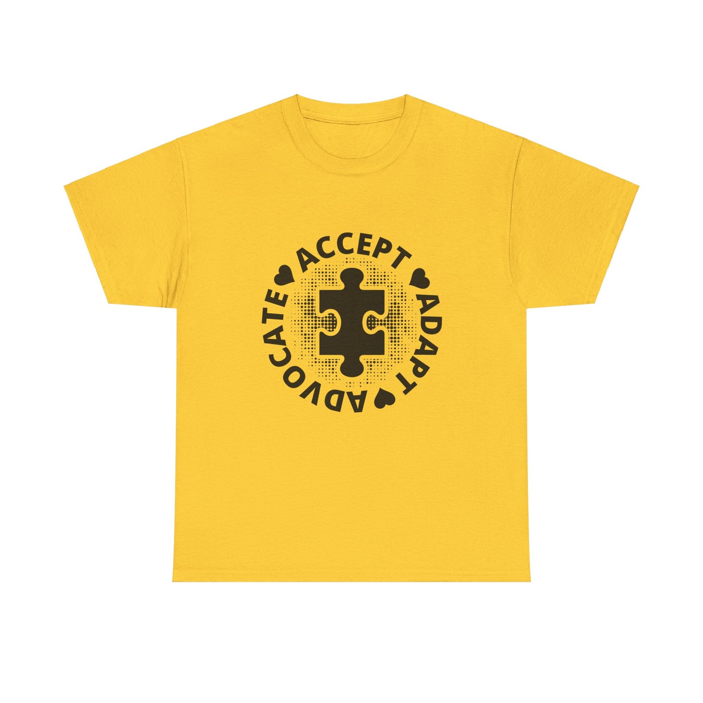 Accept  Adapt Unisex Heavy Cotton Tee