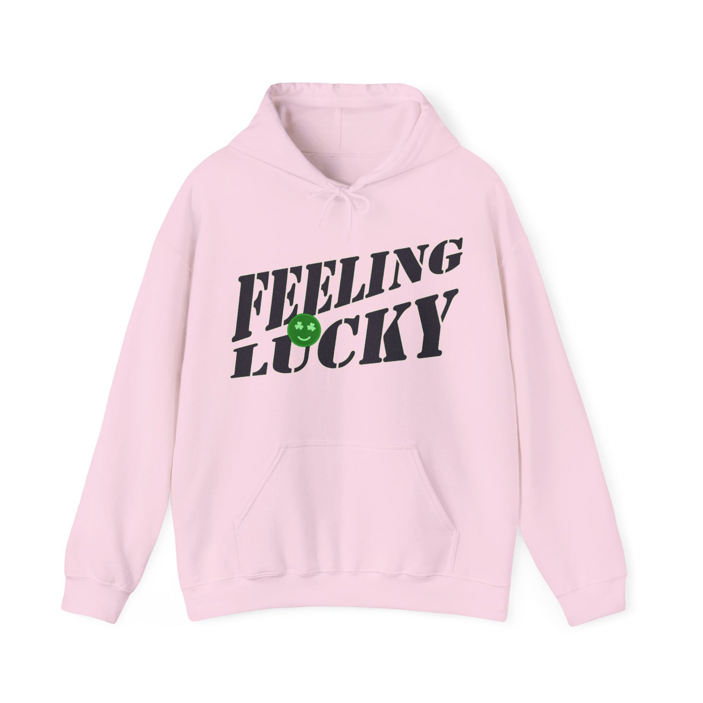 Unisex Feeling Lucky St Patrick's Day Sweatshirt, Irish Cute St. Patty's day Sweatshirt for women, Lucky Shamrock Hoodie, Smiley Sweat,