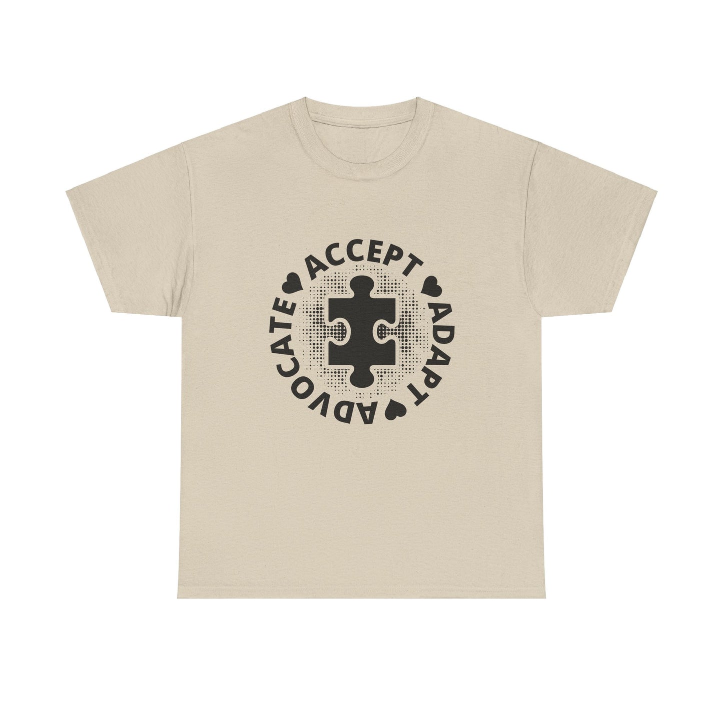 Accept  Adapt Unisex Heavy Cotton Tee