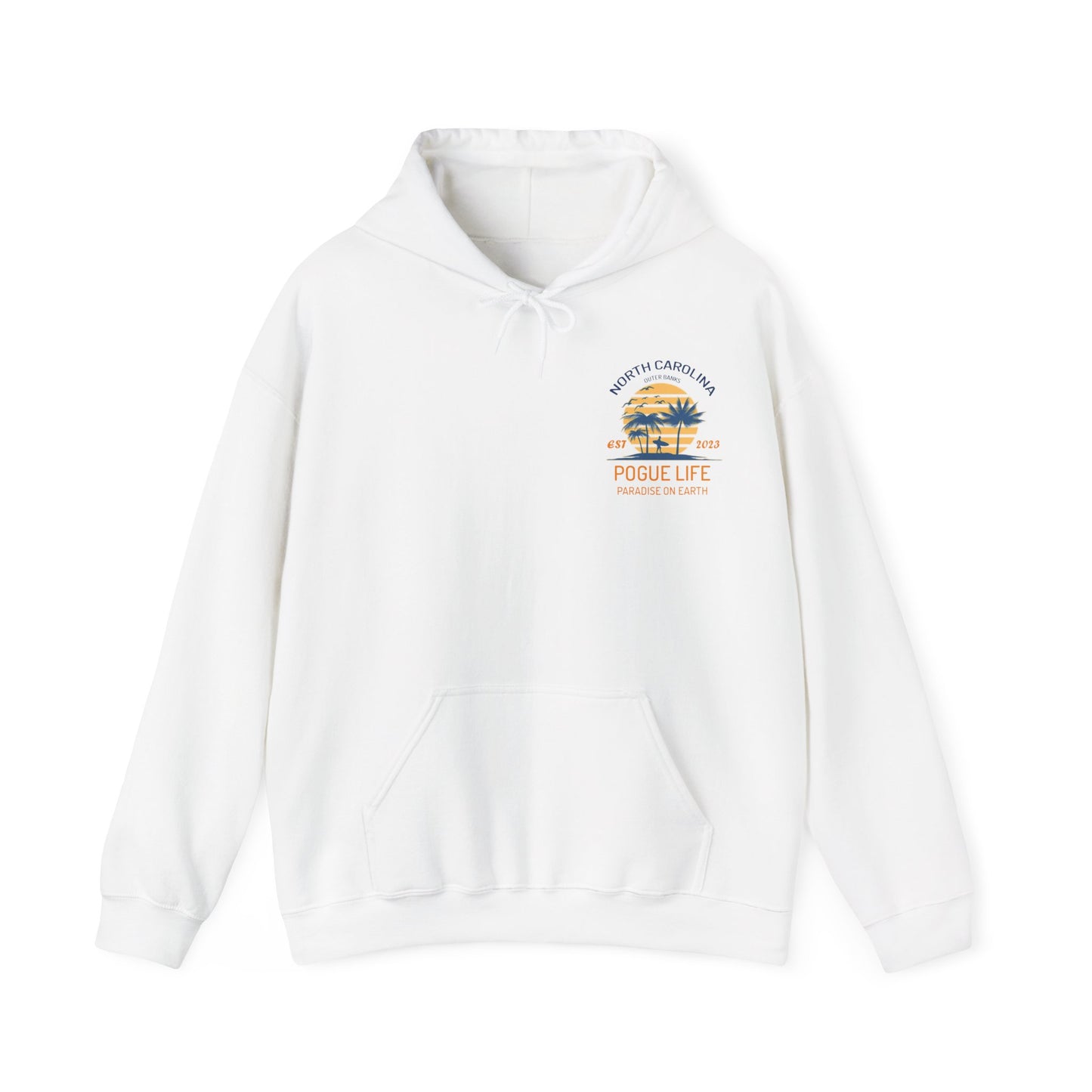 Outer Banks Hoodie - Pogue Life, Paradise On Earth, North Carolina, P4l, OBX, Surfing, Show, Series