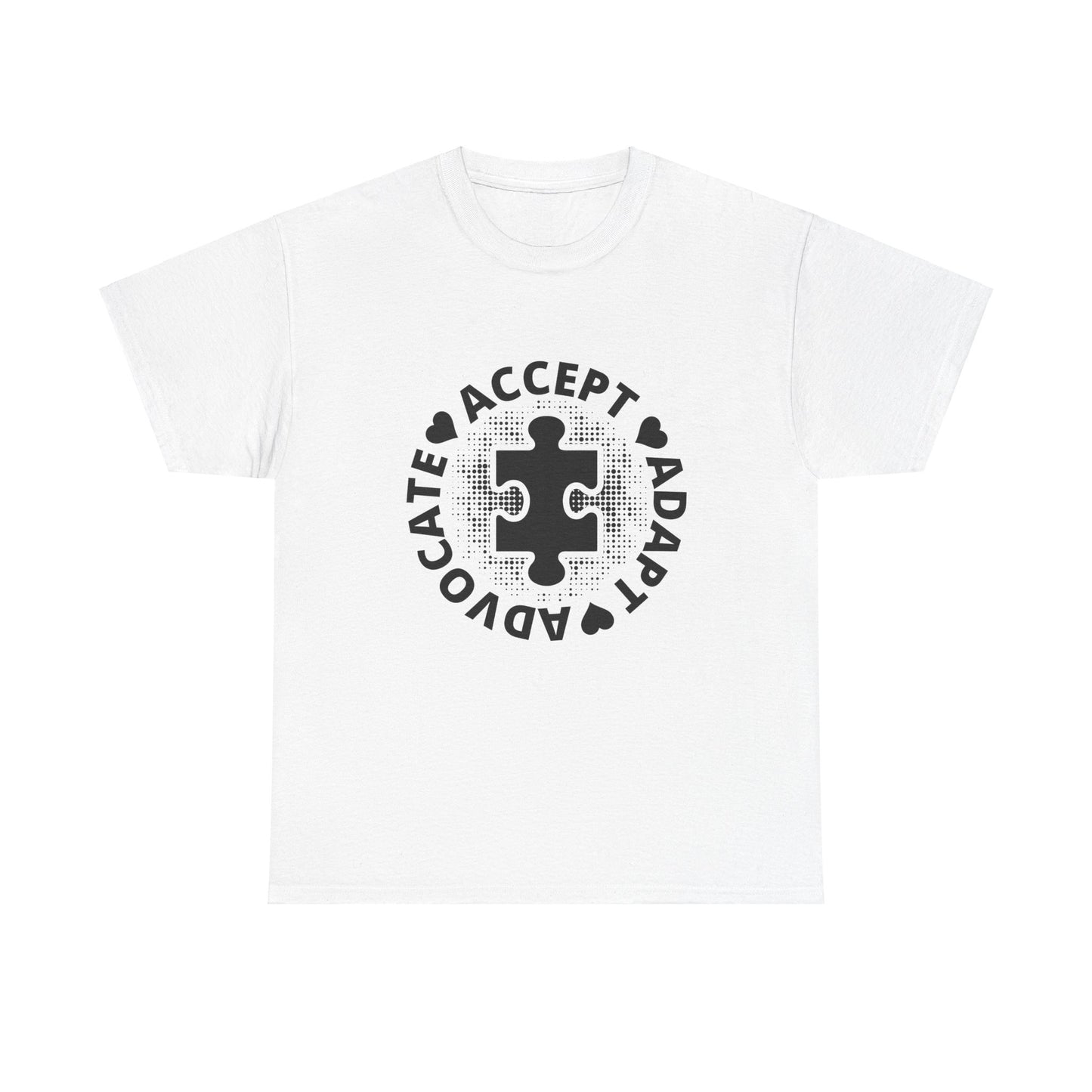 Accept  Adapt Unisex Heavy Cotton Tee