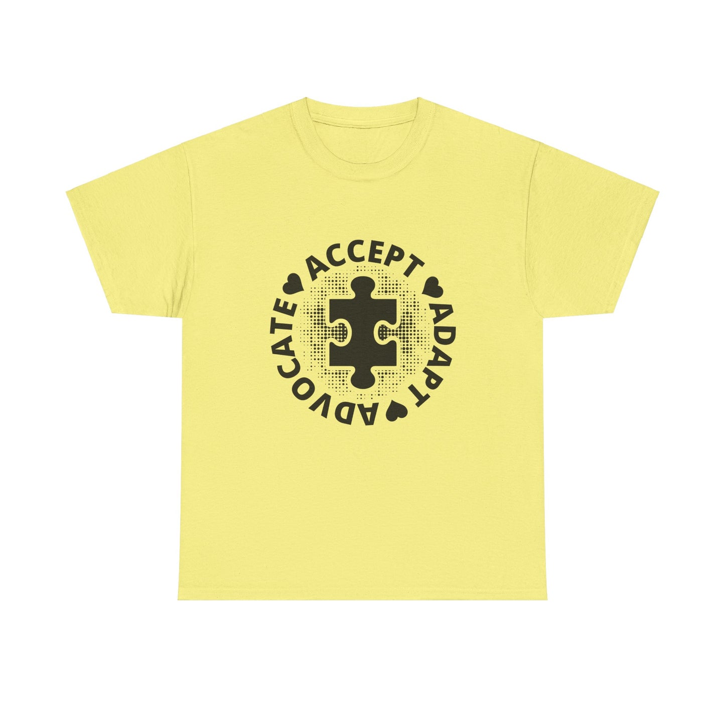 Accept  Adapt Unisex Heavy Cotton Tee