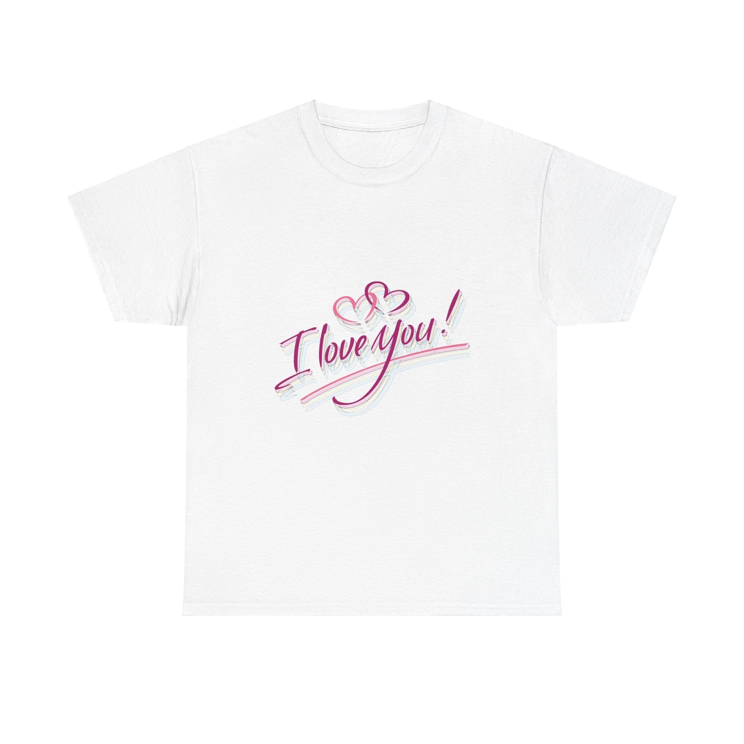 I Love You T-shirt, I Love You Shirt, Valentine Gift, Gift for him Unisex Heavy Cotton Tee