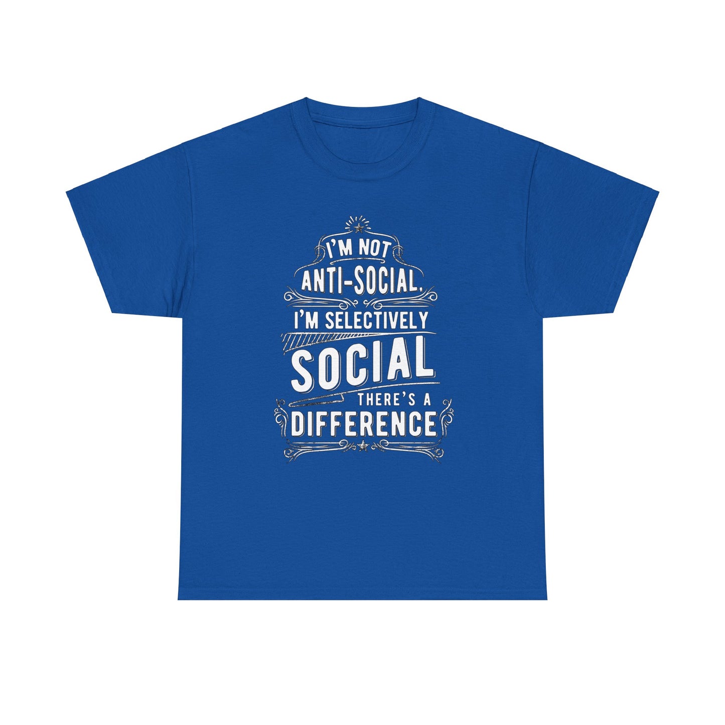 Unisex I'm not Anti-Social Tee