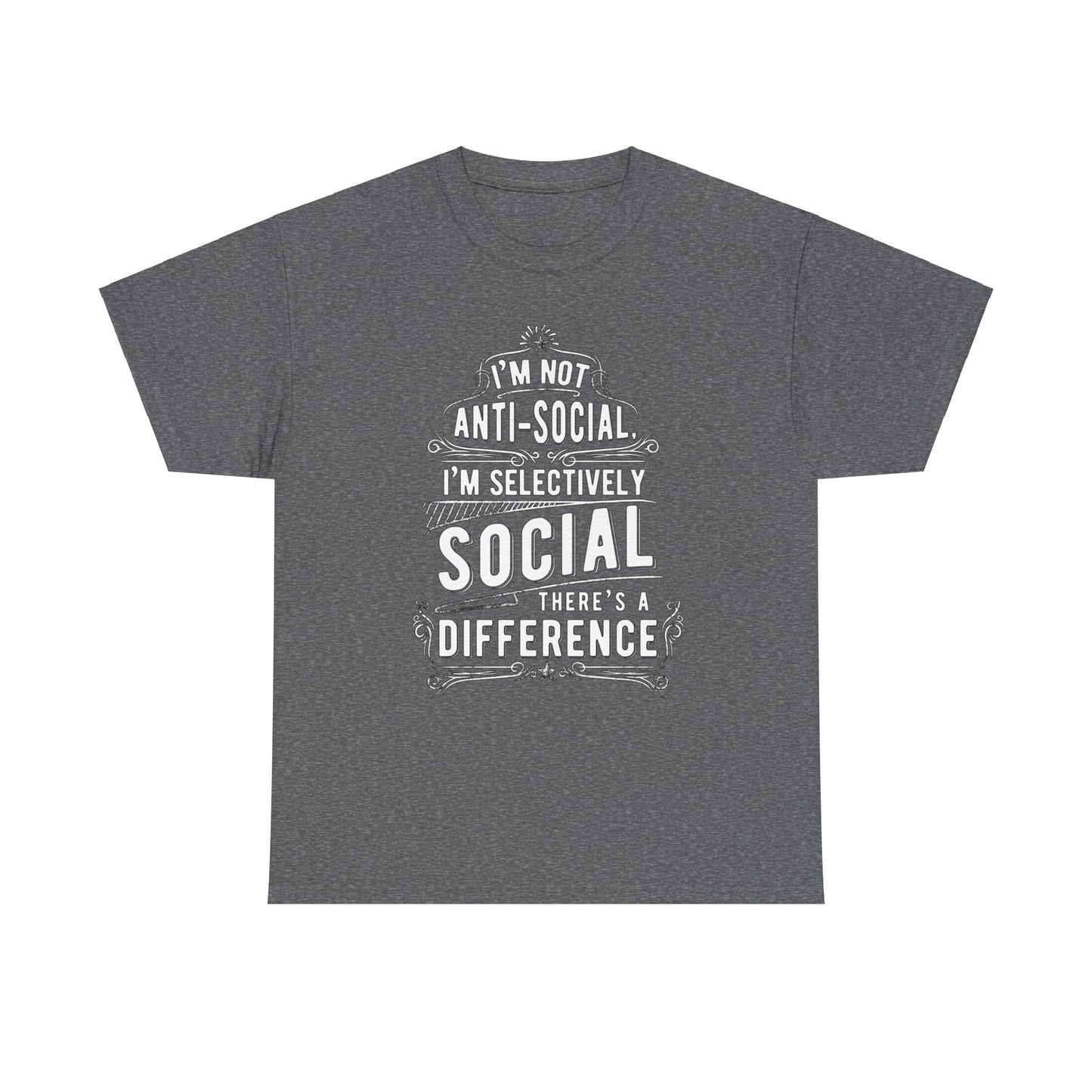 Unisex I'm not Anti-Social Tee