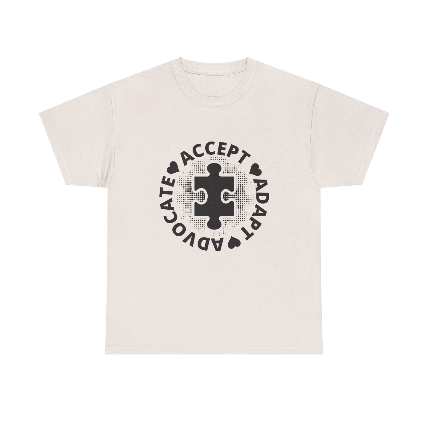 Accept  Adapt Unisex Heavy Cotton Tee