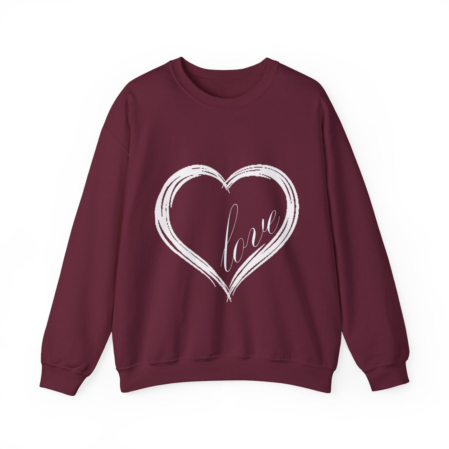 Valentine's Day Sweatshirt, Love Sweatshirt, Heart Sweatshirt, Anti Valentines, Heart Shape, Christmas, Fall Sweater, Women's Sweatshirt