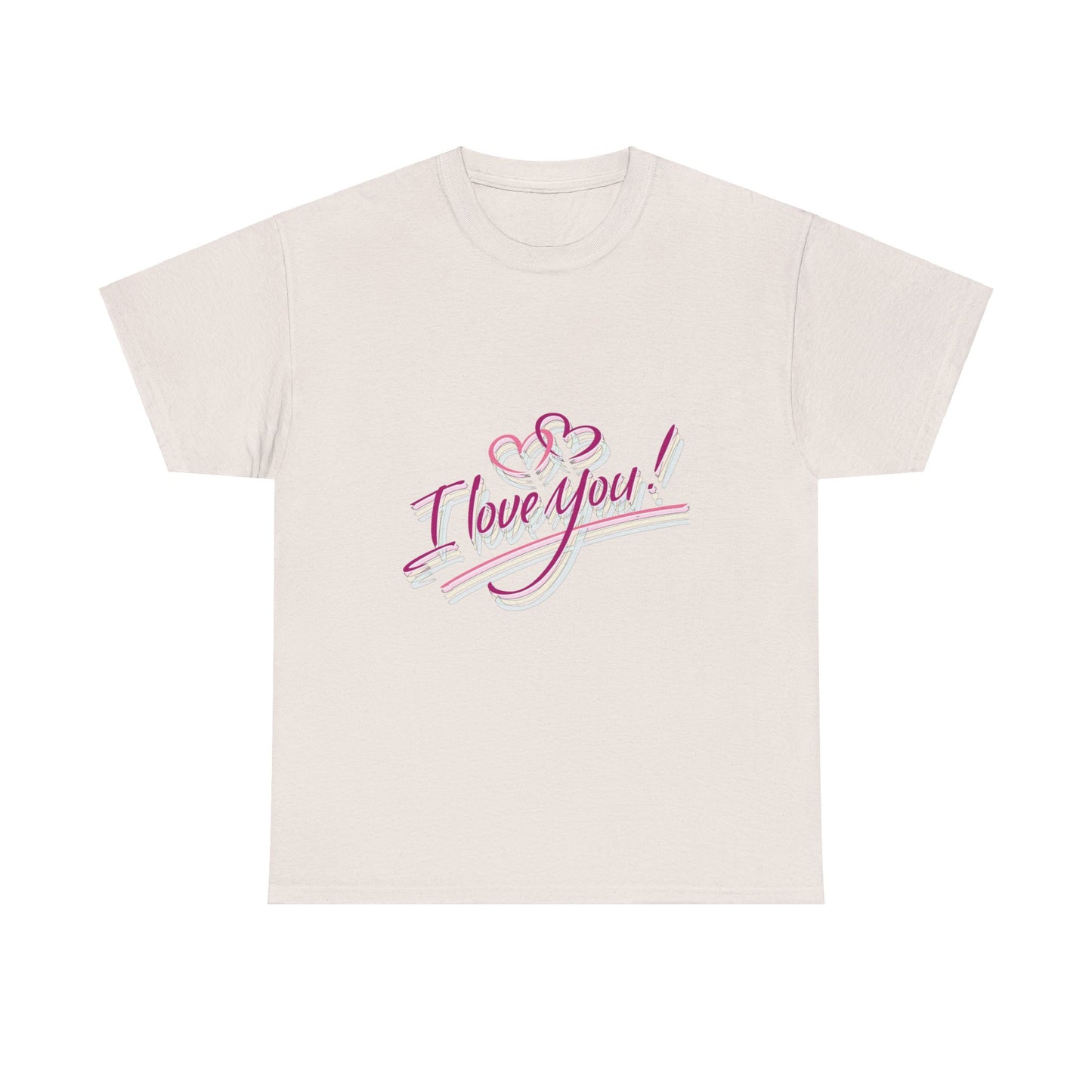 I Love You T-shirt, I Love You Shirt, Valentine Gift, Gift for him Unisex Heavy Cotton Tee