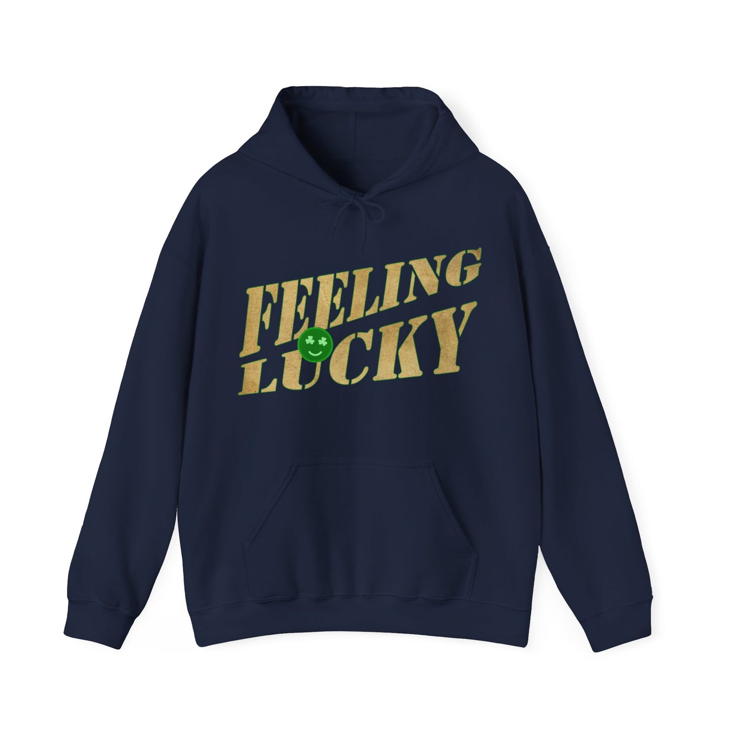 Unisex Feeling Lucky St Patrick's Day Sweatshirt, Irish Cute St. Patty's day Sweatshirt for women, Lucky Shamrock Hoodie, Smiley Sweat,