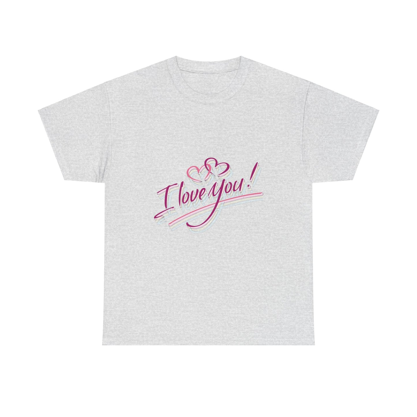 I Love You T-shirt, I Love You Shirt, Valentine Gift, Gift for him Unisex Heavy Cotton Tee