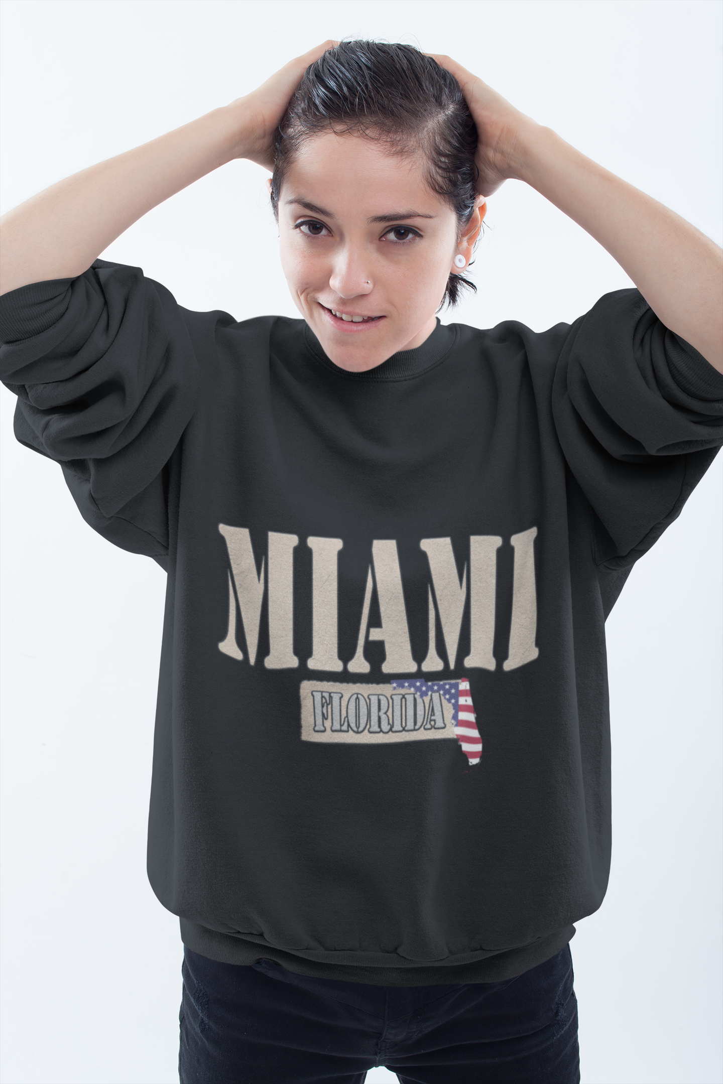 Miami Sweatshirt, Miami Florida Shirt, Miami Beach Pullover, College Sweatshirt, FL Beach Shirt