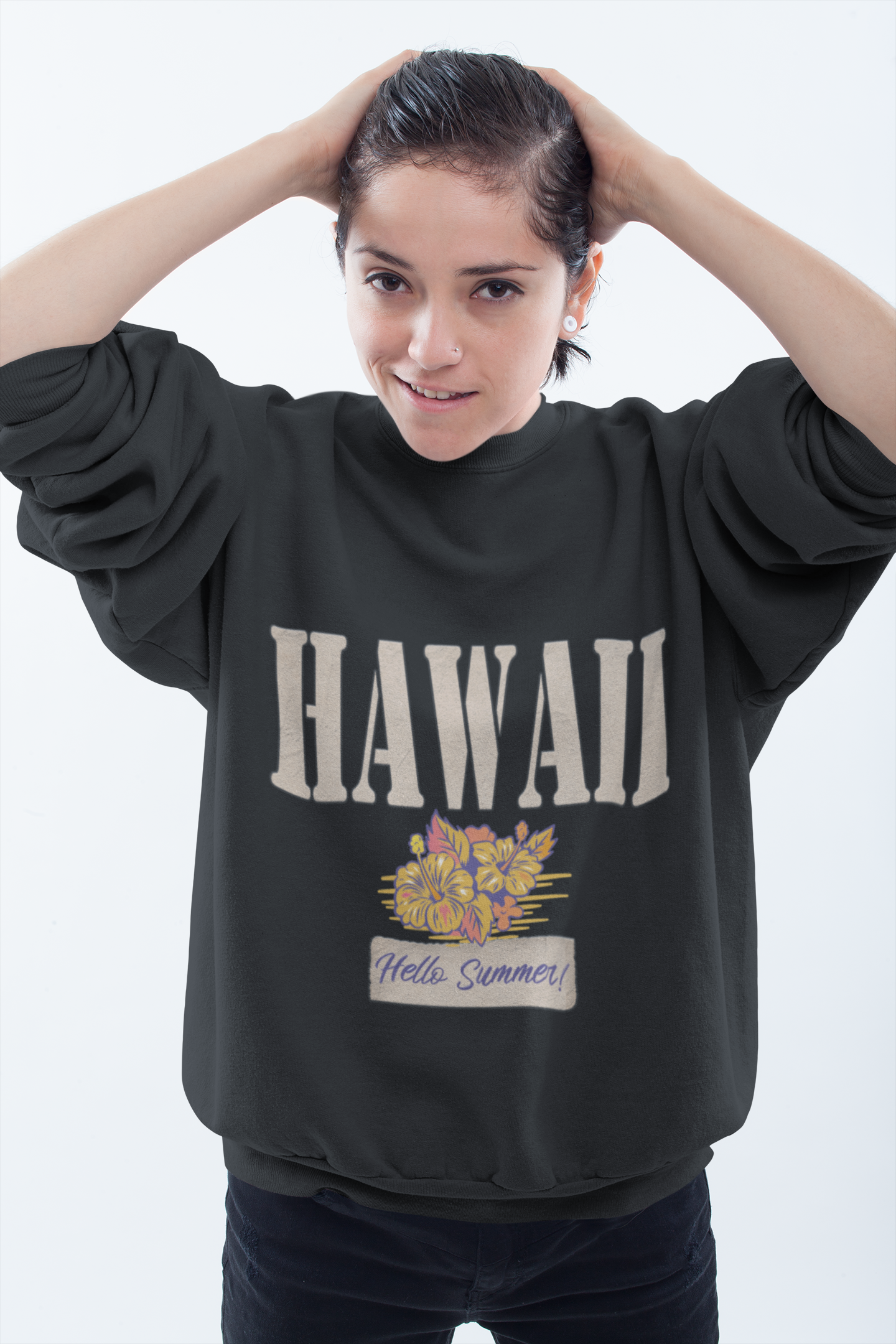 Hawaii Sweatshirt, Hawaii Gifts, Hawaii Souvenir,  Hawaii Summer Pullover